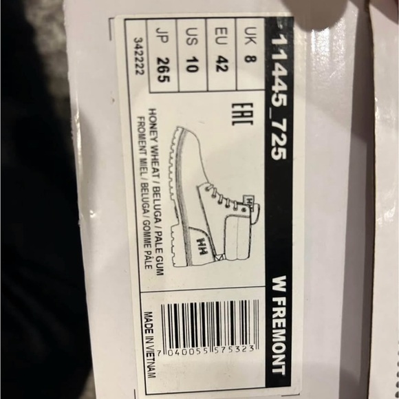 Helly Hansen woman’s Fremont honey wheat Leather Boots - Picture 4 of 4